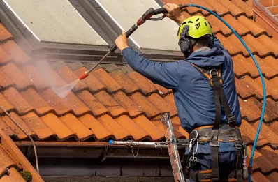 Démoussage et hydrofuge de toiture aux Farges